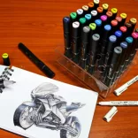 Dekorfilc - Graph'it kétvégű alkoholos dekorfilc - 05130 Kamélia