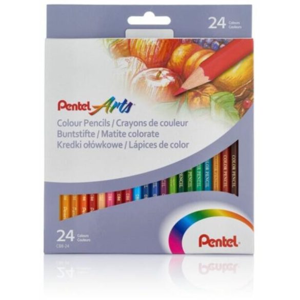 Pentel színesceruza 24 szín 