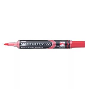 Pentel Maxiflo Flex Feel hajlékonyhegyű táblamarker 1-5 mm - piros 