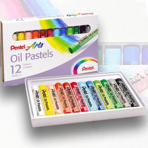 Oil Pastel Set - Pentel Arts Oil Pastels 12 Colours Set