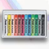 Oil Pastel Set - Pentel Arts Oil Pastels 12 Colours Set