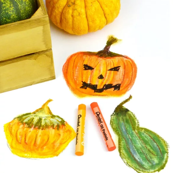 Oil Pastel Set - Pentel Arts Oil Pastels 12 Colours Set