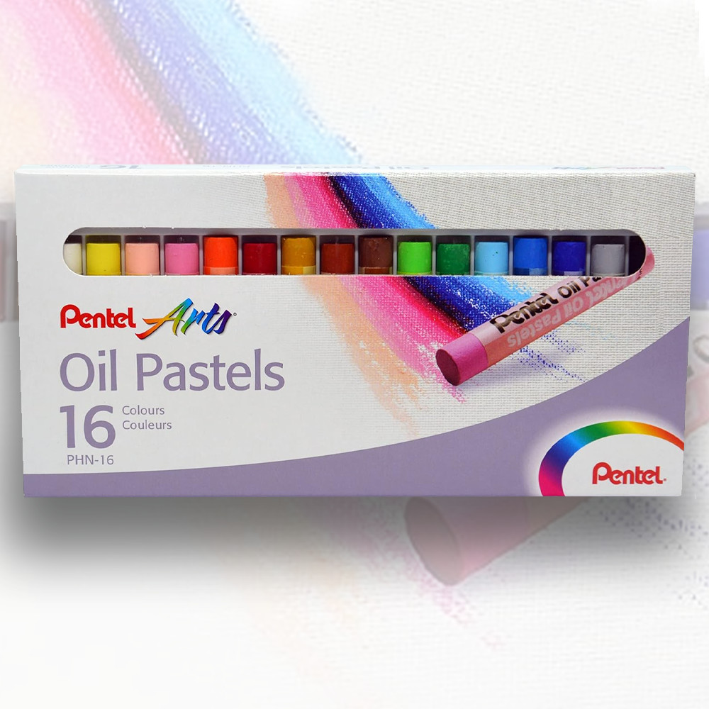 Oil Pastel Set - Pentel Arts Oil Pastels 16 Colours Set - Ar