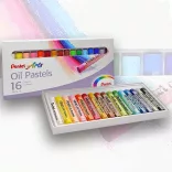 Oil Pastel Set - Pentel Arts Oil Pastels 16 Colours Set