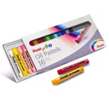 Oil Pastel Set - Pentel Arts Oil Pastels 16 Colours Set