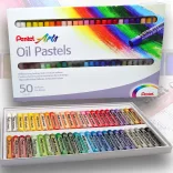 Oil Pastel Set - Pentel Arts Oil Pastels 50 Colours Set