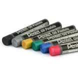 Oil Pastel Set - Pentel Arts Oil Pastels 6 Metallic Colours Set