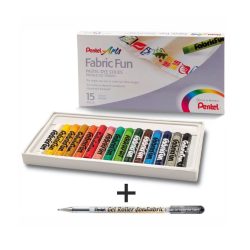 Pentel-textilkreta-15-szin-es-1db-zseles-filctoll