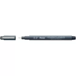 Pentel Pointliner tűfilc 0,2 mm - fekete 