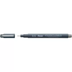 Pentel Pointliner tűfilc 0,5 mm - fekete