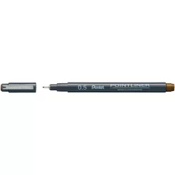 Pentel Pointliner tűfilc 0,5 mm - szépia 
