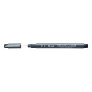 Pentel Pointliner kalligráfia 3,0 mm - fekete