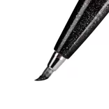 Pentel Brush Sign Pen kalligrafikus hajlékony hegyű ecsettoll - Fekete 