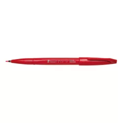   Pentel Brush Sign Pen kalligrafikus hajlékony hegyű ecsettoll  - piros 