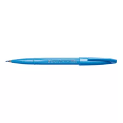   Pentel Brush Sign Pen kalligrafikus hajlékony hegyű ecsettoll - világoskék 