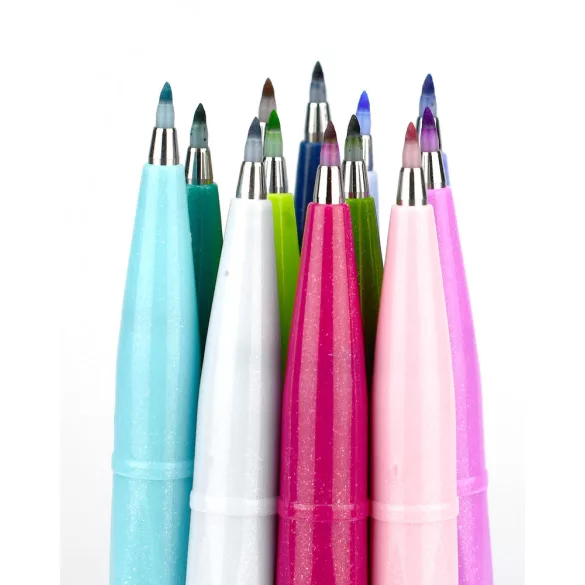 Pentel Brush Sign Pen ecsettoll - pigmentált fekete 