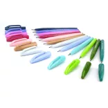 Pentel Brush Sign Pen ecsettoll - pigmentált szürke 