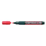 Pentel törölhető folyékony krétamarker fordítható heggyel 2-4 mm - piros