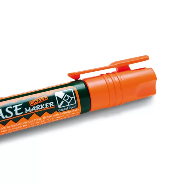 Pentel törölhető folyékony krétamarker fordítható heggyel 2-4 mm - narancs
