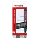 Pentel törölhető folyékony kréta 4 db-os - piros, kék, sárga, fehér