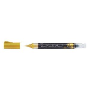 Pentel Dual Metallic Brush ecsettoll - arany