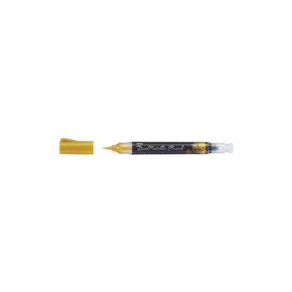 Pentel Dual Metallic Brush ecsettoll - arany