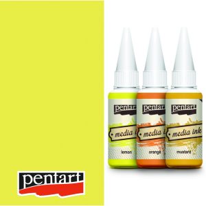 Alkohol Ink - Pentart Media Ink 20 ml  - Sunshine yellow