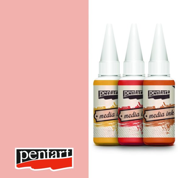 Alkohol Ink - Pentart Media Ink 20 ml - peach