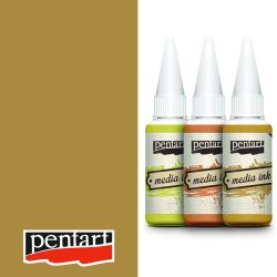 Alkoholos Tinta - Pentart Media Ink 20ml  - Tejeskávé