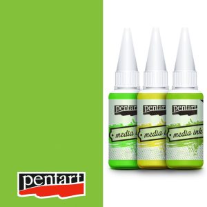 Alkohol Ink - Pentart Media Ink 20 ml - Olive