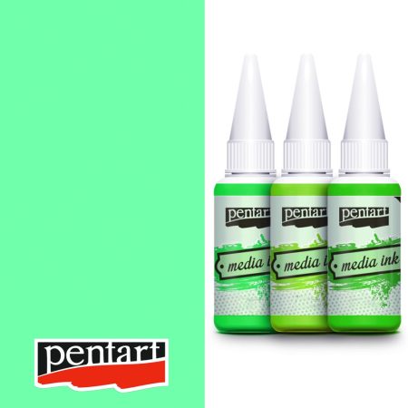 Alkohol Ink - Pentart Media Ink 20 ml - Turquoise green