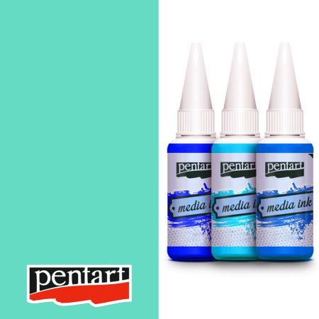 Alkohol Ink - Pentart Media Ink 20 ml - Turquoise