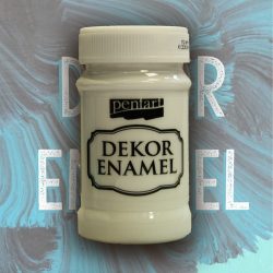 Decor Enamel Paint Pentart; 100ml - White