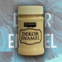 Decor Enamel Paint Pentart; 100ml - Cream White