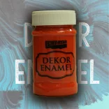 Dekor Zománcfesték 100ml - Pentart Decor Enamel - Narancs