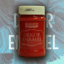 Decor Enamel Paint Pentart; 100ml - Red