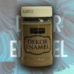 Decor Enamel Paint Pentart; 100ml - Vintage brown
