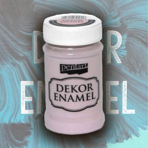Decor Enamel Paint Pentart; 100ml - Victorian pink