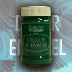 Decor Enamel Paint Pentart; 100ml - Green