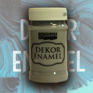 Decor Enamel Paint Pentart; 100ml - Grey