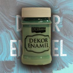 Decor Enamel Paint Pentart; 100ml - Lichen green
