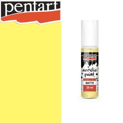 Acrylic paint - Pentart Matte Artist Color, 20ml - Vanilla