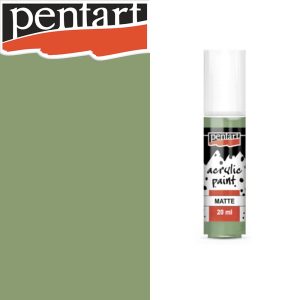 Acrylic paint - Pentart Matte Artist Color, 20ml - Vintage green