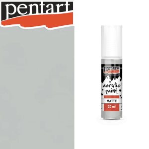 Acrylic paint - Pentart Matte Artist Color, 20ml - Vintage gray