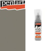 Acrylic paint - Pentart Matte Artist Color, 20ml - Mud gray