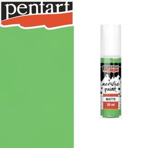 Acrylic paint - Pentart Matte Artist Color, 20ml - Leaf green