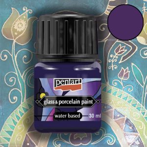 Pentart glass & porcelain paint 30ml - Purple