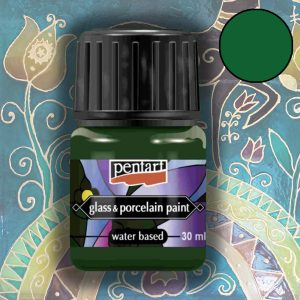 Pentart glass & porcelain paint 30ml - Green