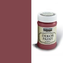 Chalky Paint - Dekor Paint Chalky - 100ml -  Burgundy 