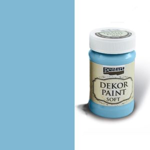 Chalky Paint - Dekor Paint Chalky - 100ml -   Flax blue